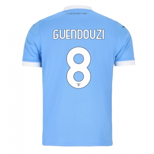 Lazio Matteo Guendouzi #8 Maglia Gara Casa Repliche 2025-26 Maniche Corte Lazio Matteo Guendouzi #8 Maglia Gara Casa Repliche 2025-26 Maniche Corte